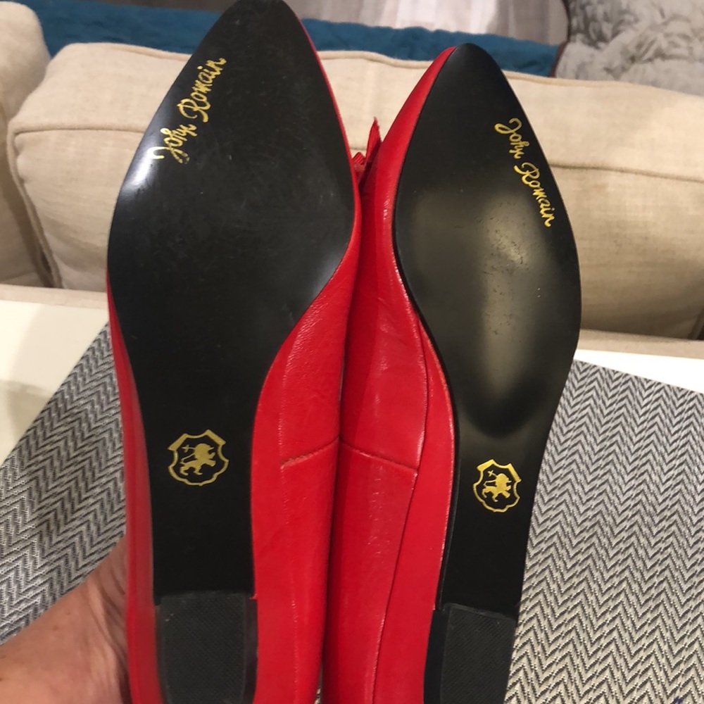John Romain vintage shoes never worn leather beautiful shoes - Picture 4 of 7